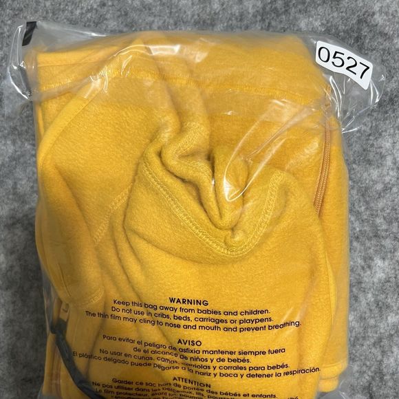 VINTAGE Gap Alpine 317 Racing Series Vest Men's L Yellow Fleece Mountain - Picture 13 of 13